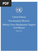 (United Nations Peacekeeping Missions Military FHQ Support Unit