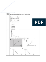 Set 1 Ques. 1 Figure Shows The Reading From A Scale of Vernier Caliper