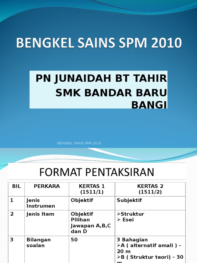 Science SPM | PDF