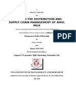 Study On The Distribution and Supply Chain Management of Amul Milk