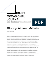 Bloody Women Artists