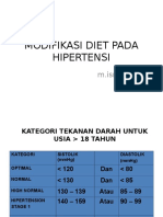 Smodifikasi Diet Pada Hipertensi