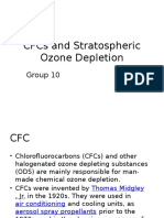 CFCs and Stratospheric Ozone Depletion