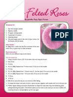 Felted Roses PDF