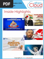 Current Affairs Study PDF - November 2016 by AffairsCloud