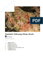 Sambel Udeung Khas Aceh