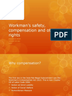 Compensation, Safety of Workers