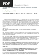 Download Pre-shakesperean Drama or the University Wits by SARWAL SN333086772 doc pdf