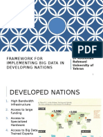 Framework For Implementing Big Data in Developing Nations: DR Rouhollah Rahmani University of Tehran