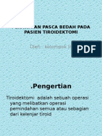 Perawatan Pasca Bedah Pada Pasien Tiroidektomi