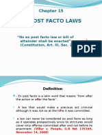 Ex Post Facto Law