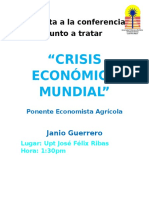 “Crisis Económica Mundial”