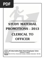 Promotion Study Material For Bank