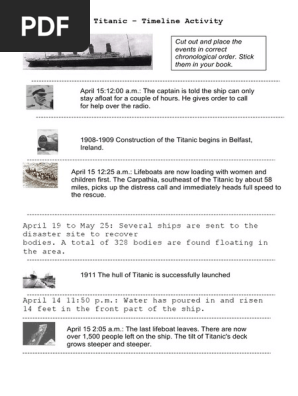 Titanic Timelibe Activity To Fix Pdf