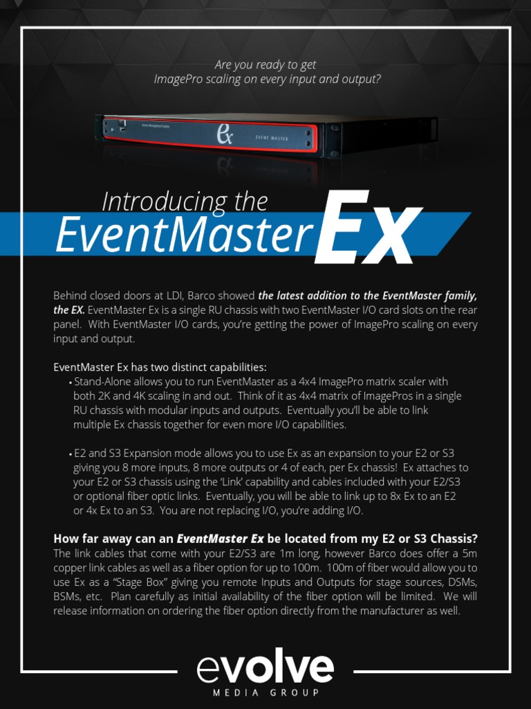 EventMaster EX: Scalable Video Processing | PDF