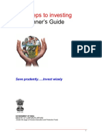 First Steps To Investing A Beginners Guide Prithvi Haldea PDF