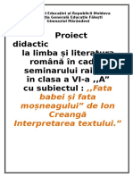 Proiect Didactic La Literatura Romana (3)