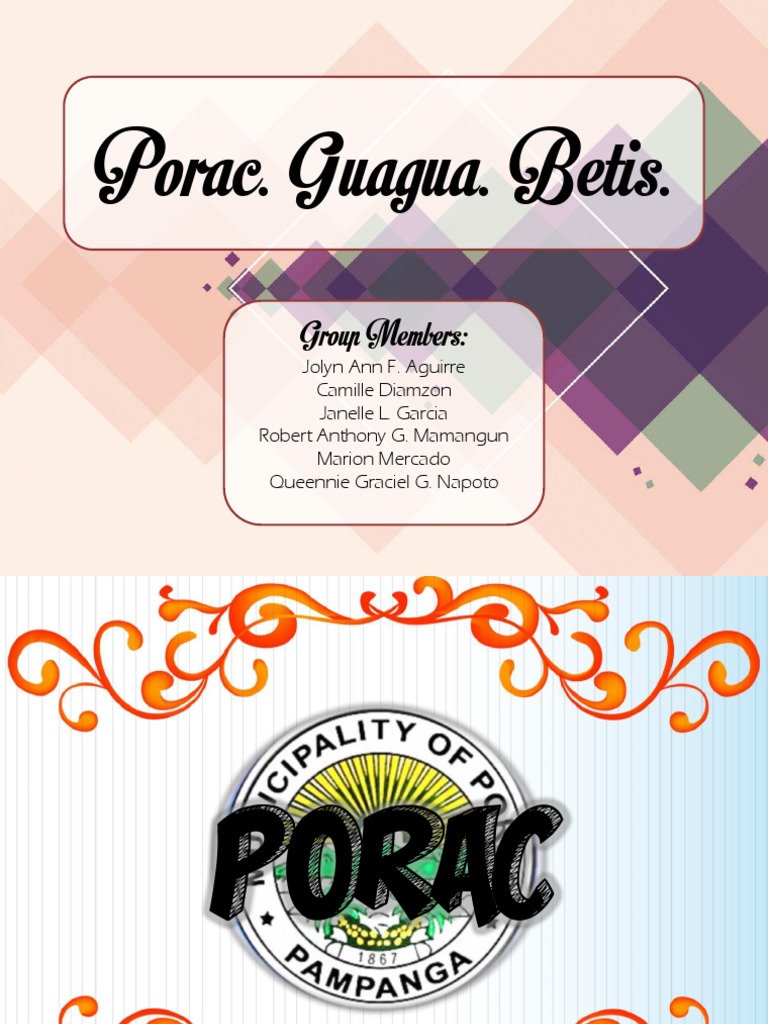 Porac and Guagua: History and Landmarks | PDF | Religion And Belief