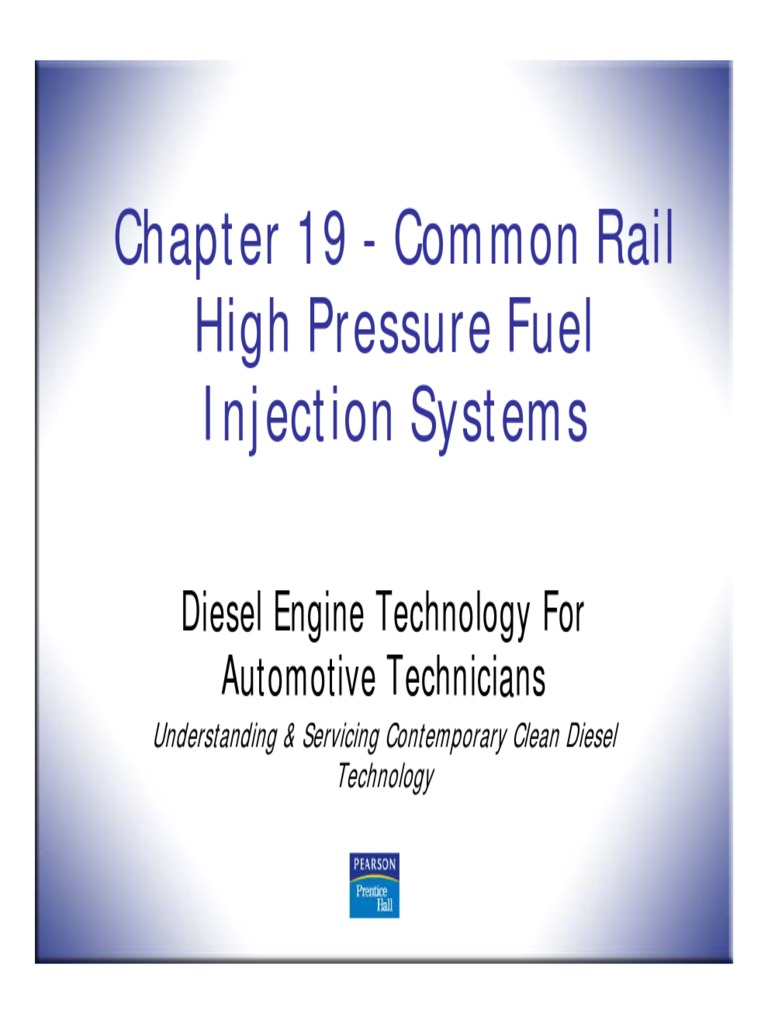 Chapter 19 - Common Rail PDF | PDF | Fuel Injection | Piezoelectricity