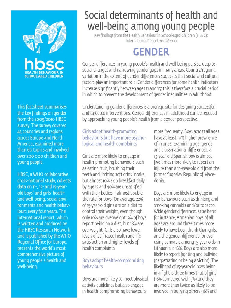 Social Determinants of Health and Well-Being Among Young People | PDF ...