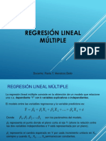 Regresion Lineal Múltiple
