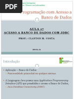 Aula 17 - Acesso a Banco de Dados (JDBC) - 2