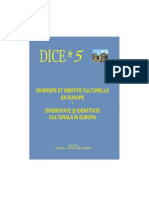Diversité Et Identité Culturelle en Europe (DICE) 5 (ABSTRACTS)