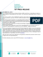 IPSF Press Release - PCCA