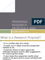 Preparing Research Proposals and Reports: Chapter Twenty-Four