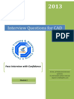 CAD Interview Questions Module 2