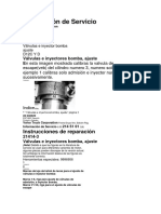 Calibracion de Valvulas e Inyector Bomba Motor D12D VOLVO