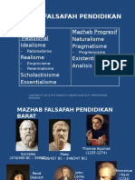 Lecture Week 4 (Falsafah Pendidikan Barat - Idealisme Realisme Dan Scholastisisme)