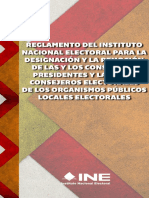 03 - Reglamento del INE para la designación y la remoción de las y los Consejeros Presidentes y las y los Consejeros Electorales de los Organismos Públicos Locales Electorales.pdf