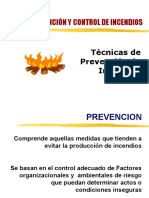 Clase 05.Técnicas de Prevención y Control de Incendios.