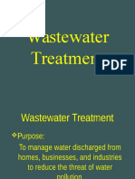 Wastewater Treatment BS 105 Sp2013