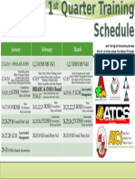 ATCS 2017 1st Quarter Training Schedule