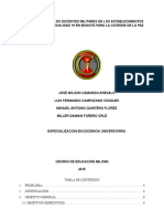 Proyecto Cátedra Paz FFMM en El Postconflicto