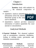 Analytical Chemistry Deals With Methods For