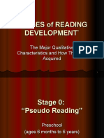 Stages of Reading Development'
