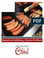 Salchichas Chorizos Parrilleros