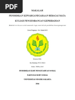 Download MAKALAH PKN SEBAGAI MATA KULIAH PENGEMABANGAN KEPRIBADIAN by siti mardiani SN333140234 doc pdf