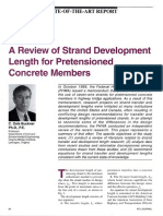 JL-95-March-April a Review of Strand Development Length for Pretensioned Concrete Members