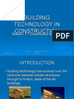 Session 1a - Building Technology in Construction