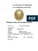 Trabajo Final de Algebra Lineal