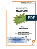 Modul Matematika SMP Kelas Viii Semester PDF