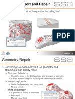 Geometry Import and Repair: - This Webinar Looks at Techniques For Importing and Repairing Geometry..