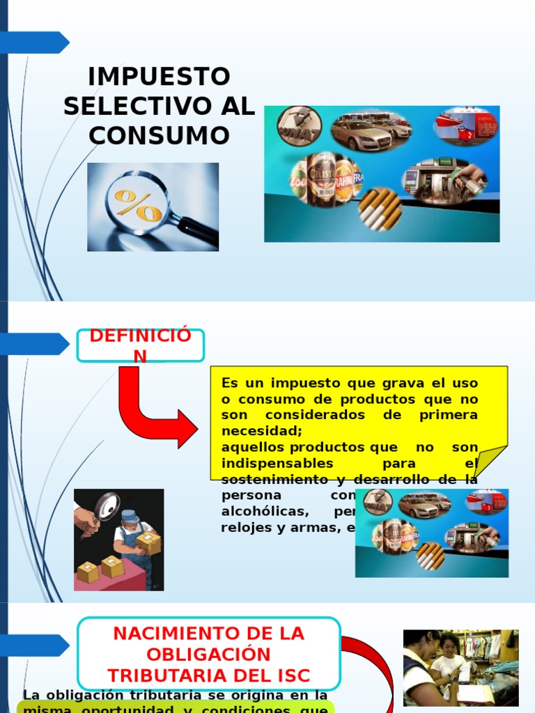Impuesto Selectivo Al Consumo Gasolina Impuestos
