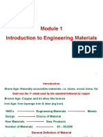 Module 1, Intro To Engg Materials