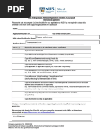 NUS Admissions Guide for International Students | PDF