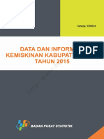 Data Dan Informasi Kemiskinan Kabupaten Kota Tahun 2015